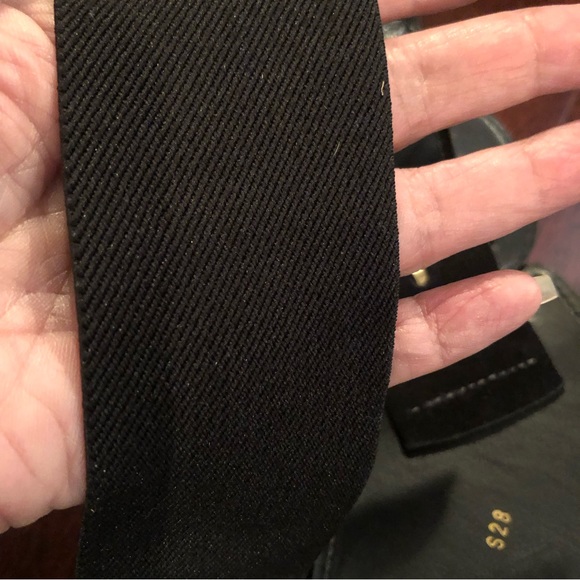 Vintage Circa 80s Leather and Elastic Belt - Picture 6 of 11